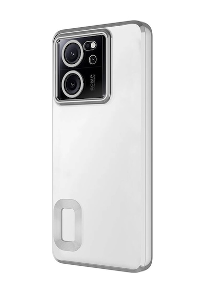 Noktaks - Xiaomi Uyumlu Xiaomi Mi 13t Pro - Kılıf Kamera Korumalı Tatlı Sert Omega Kapak - Siyah