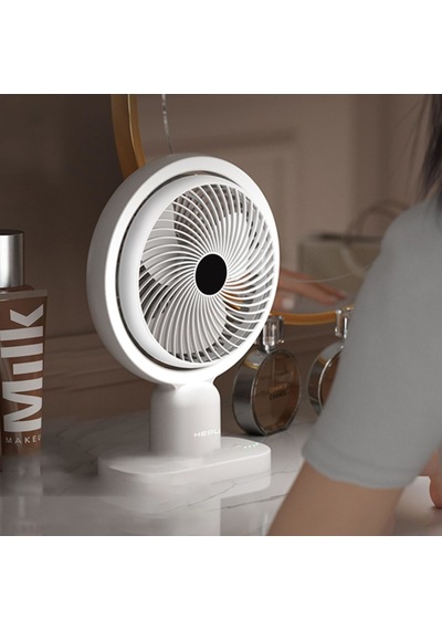 Hepu Hp-f01 Usb Şarjlı Masaüstü Mini Fan 3 Kademeli Hız Ayarlı, Kompakt Gövde