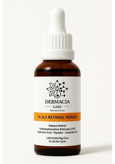 Dermacia Labs Kırışıklık ve Yaşlanma Karşıtı 0.5% Retinol Serum 30 ML