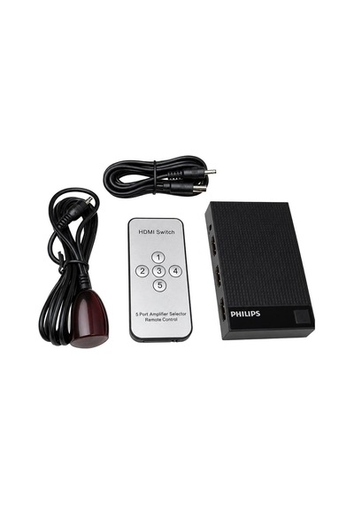 Philips Swv9023d/93 5-giriş 1-çıkış 4k Hdmı Switch Seçici -217225