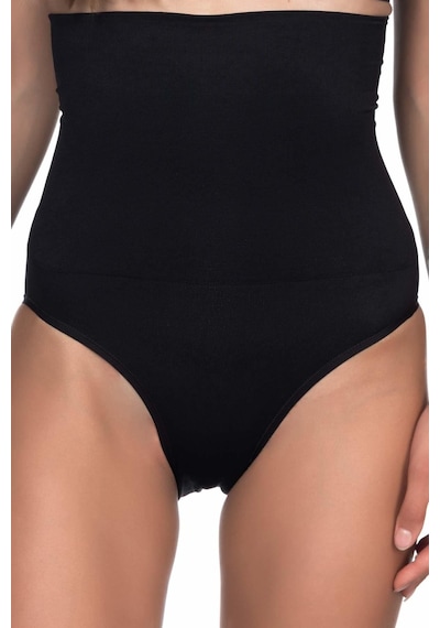 Siyah Mı Emay 2009 Yüksek Bel Double Slip Korse Siyah
