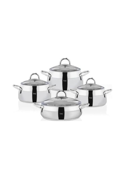 Taç Miranda 8 Parça Çelik Çeyiz Seti Platin Tac-4720