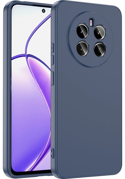 Realme 12 Plus Kılıf İçi Süet Tasarımlı Renkli Lansman Kapak