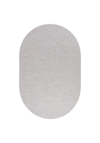 Bohem Şönil Pamuklu Jaipur Örgülü Kilim Dokuma Oval Halı Jp03 Kahve