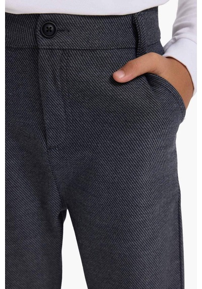 Defacto Erkek Çocuk Düz Paça Twill Pantolon G5467a825cwnv256 Lacivert-nv256