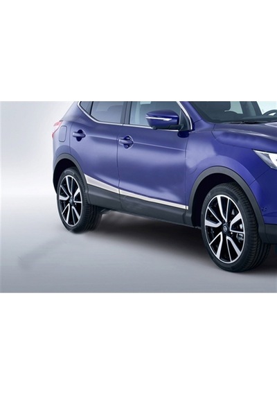 Nissan Qashqai Krom Yan Kapı Çıtası 2014-2021 4 Parça Paslanmaz Ç