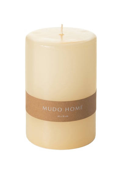 Mudo Home Fener Mum Krem 10x15cm Ekru