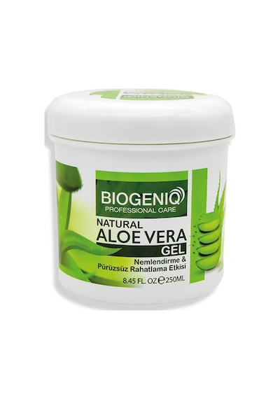 Natural Aloe Vera Jel 250 Ml Nemlendirici, Yatıştırıcı Ve Ferahlatıcı Masaj Jeli