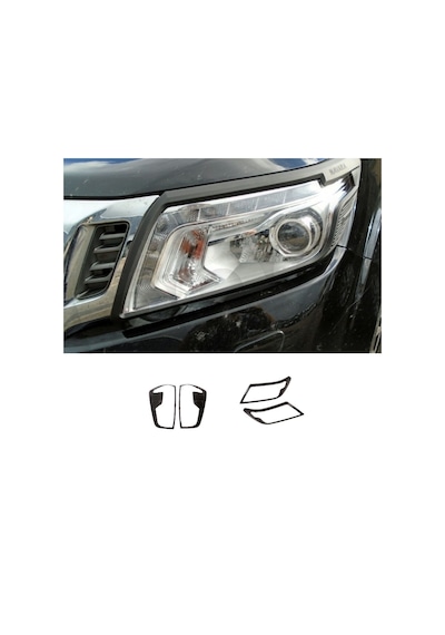 Space Nissan Navara Far Ve Stop Çerçeve Takımı Siyah 2023+