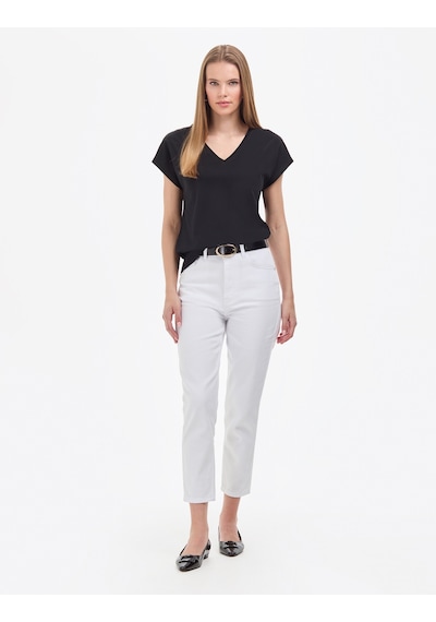 Pierre Cardin Kadın Siyah Tişört Basic 50325454-vr046