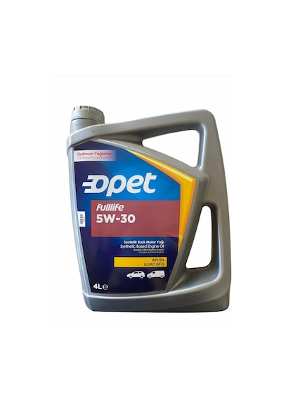 Opet Fulllife 5W-30 Sentetik Motor Yağı 4 L