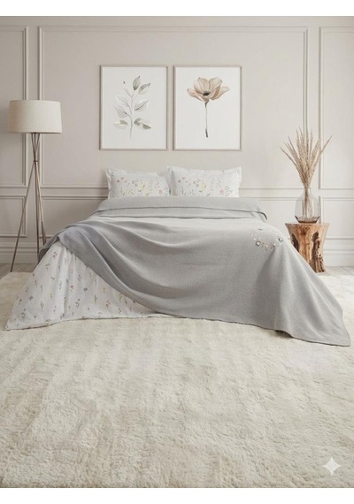 Şaheser Home Collection Pike Takımı June Gri Renkli