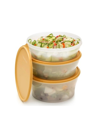 Klasik Saklama Kabı 3 Lü Set Beyaz