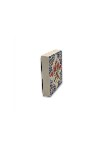 Osmanlı İznik Çini Deseni Baskılı Taş Magnet 5x5