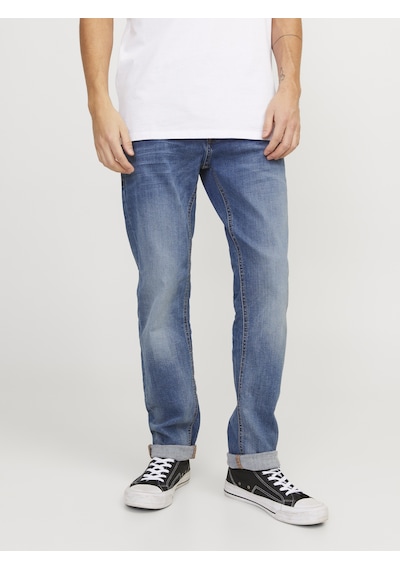Jack & Jones Erkek Tim Original 781 Slim Fit Jean - 12146866 Blue Denim