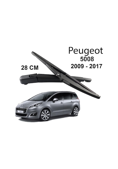 Peugeot 5008 Arka Cam Silecek Kolu ve Süpürgesi 2009-2017 M72051Y