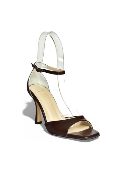 Fox Shoes Y569823309 Kahverengi İnce Topuklu Kadın Ayakkabı Kahverengi