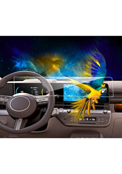 Hyundai Kona 12.3 İnç Dijital Panel Ve Navigasyon Ekran Koruyucu