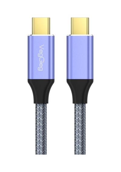 Veggieg Usb 3.1 Type-c Pd 100w 5a 10gbps 4k 60hz Destekli Kablo 1 Metre