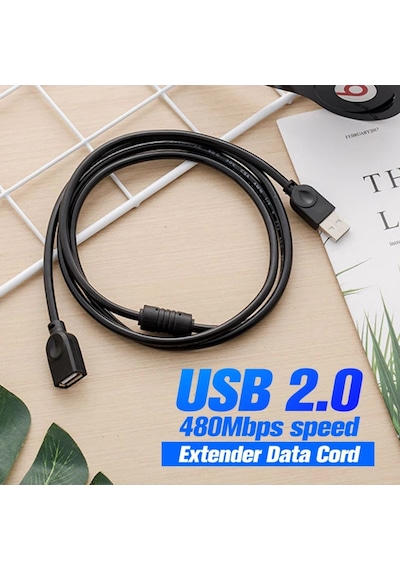 Komponentci 1.5 Metre Usb 2.0 Uzatma Kablosu Dişi Erkek Usb Uzatma Kablo