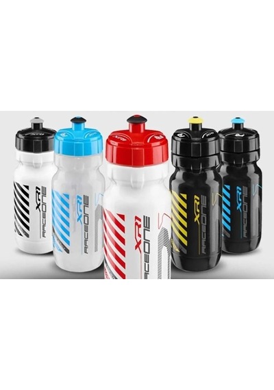 Raceone XR1 Plastik Kokusu Yapmayan Bisiklet Matarası 600 ML Beyaz Kırmızı
