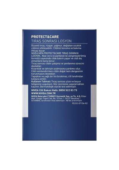 Tr Protect & Care Ferahlatıcı Tıraş Sonrası Losyon, 100 Ml