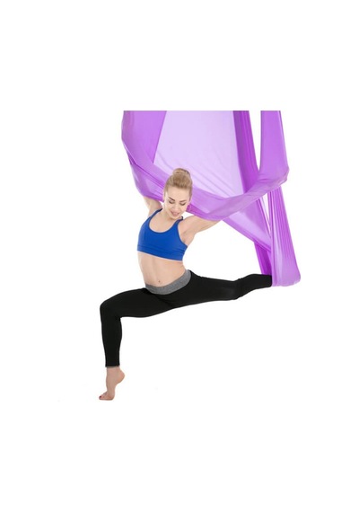 Bundera Yoga Fly Hamağı Mor - Tavana Askılı Mor