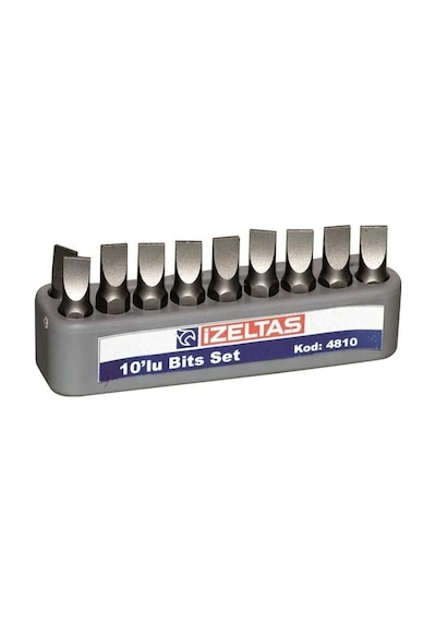 Izeltaş Düz Bits Set 25 Mm 0.8X5.5