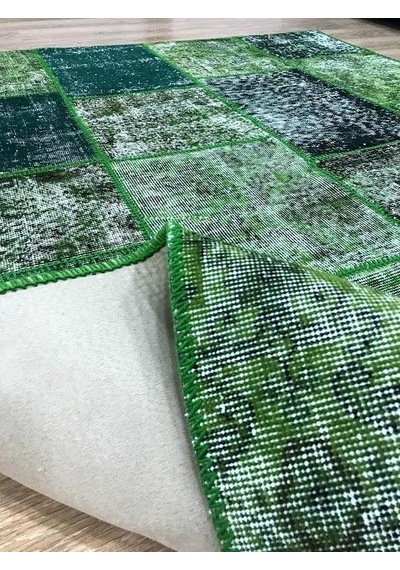 Hoom Rugs Antik Patchwork Yeşil Kb