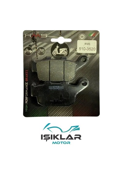 Mondial Drift L 125 Arka Fren Balata Rms Işk0008