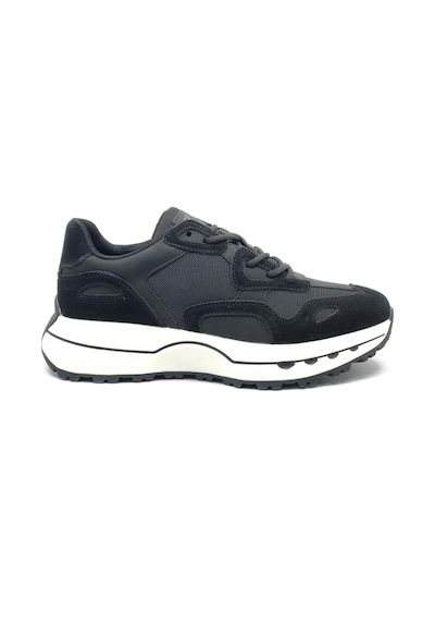 Lufian 111230268 Graham Sneaker Erkek Deri Ayakkabı Siyah