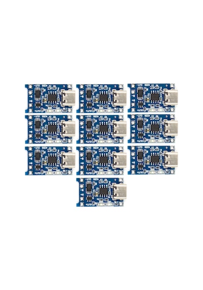 10 Adet Tp4056 Bms Korumalı Şarj Aleti 3,7v Type-c
