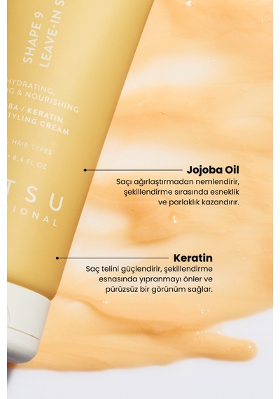 Matsu Professional Shape 9 Durulanmayan Şekillendirici Saç Bakım Kremi 250ml
