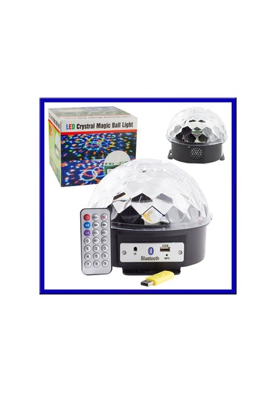 Crystral Mp3 Led Magıc Ball Disko Topu- Projeksiyonlu Gece Lambası