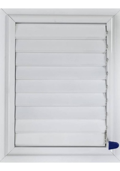Alüminyum Beyaz Banyo Wc Havalandırma Panjuru