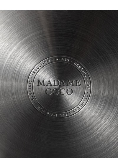 Madame Coco Elena Derin Tencere - Çelik - 22 Cm 8684427146163 Çok Renkli