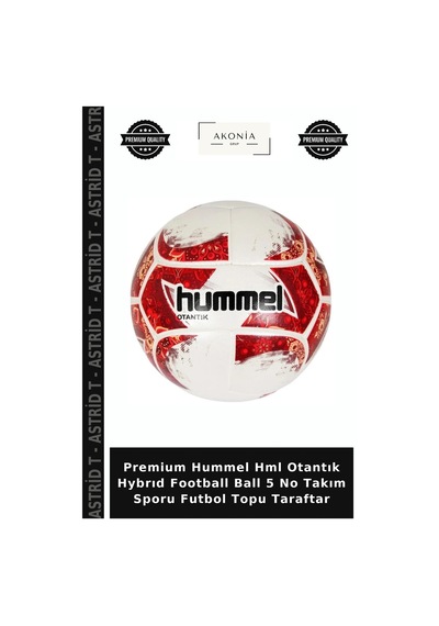 Premium Hummel Hml Otantık Hybrıd Football Ball 5 No Takım Sporu Futbol Topu Taraftar Çok Renkli