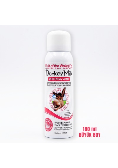 Eşek Sütü & Niasinamid Destekli Aydınlatıcı Sprey 180 Ml Anında Beyazlatıcı Tone-up Yüz Ve Vücut Bakım Sprey