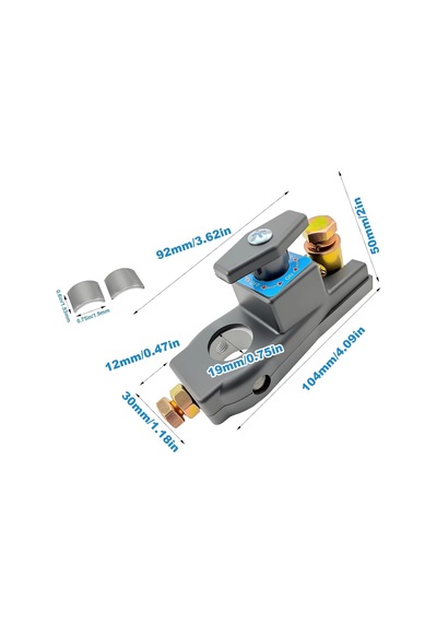 Muhafazalı Çevirmeli Akü Kutup Başı Şalteri Devre Kesici 12v - 24v 300a Otomobil, Karavan, İş Makineleri, Solar Sistemler, Tekne Ve Araçlar İçin Açık Kapama Anahtarı On/off