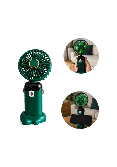 Powermaster Pm-25103 Yeşil Kokulu Oynar Başlıklı Taşınabilir Fan Vantilatör