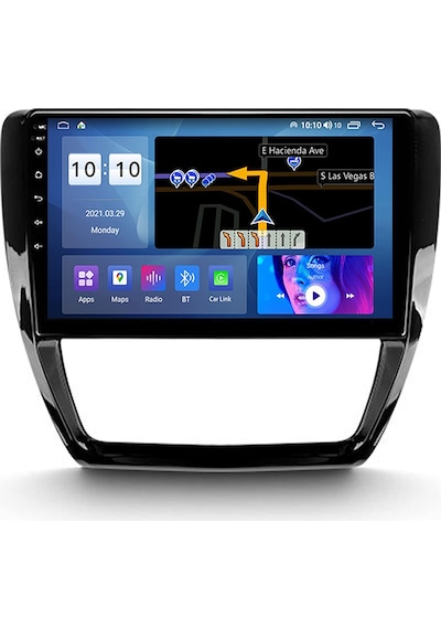 Volkswagen Jetta 2011-2018 Android 3 Gb Ram + 32 Gb Rom Carplay Multimedya