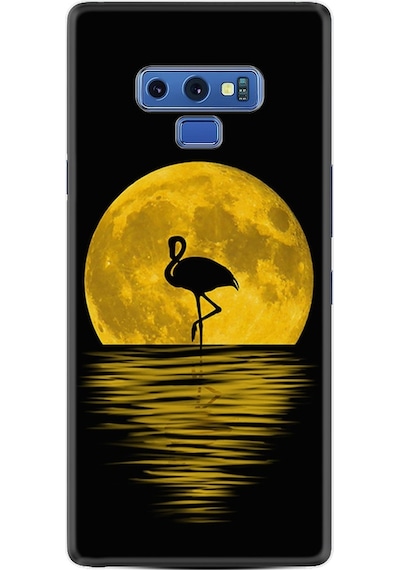 Samsung Uyumlu Galaxy Note 9 Kılıf Silikon Ay Ve Flamingo 1775