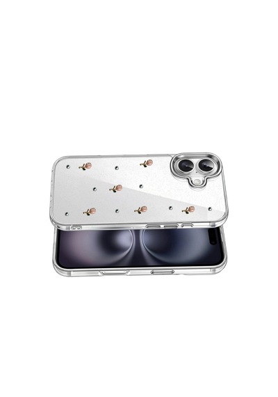 Apple iPhone Uyumlu. 16 Fiyonk Desenli Kapak - Desen 6