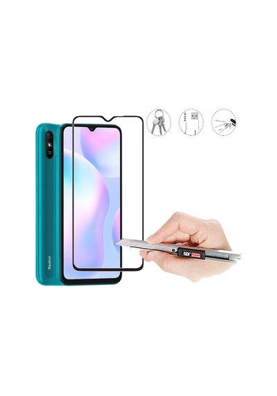 Xiaomi Redmi 9a Zore Kenarları Kırılmaya Dayanıklı Cam Ekran Koruyucu