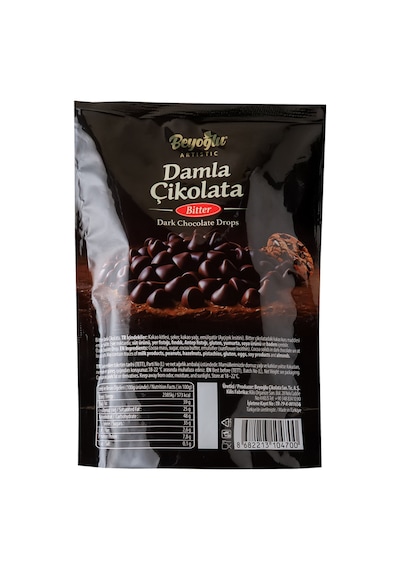 Beyoğlu Bitter Damla Çikolata 100 Gr Kurabiye,pasta Ve Kek İçin