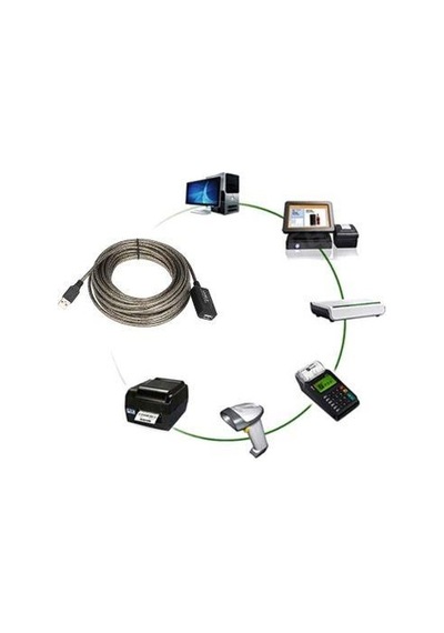 Fully 10mt Usb Uzatma Kablosu Filtreli Usb2.0 G-533d