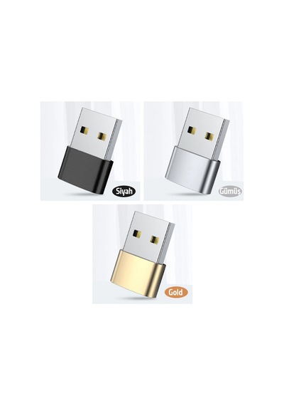 Ally USB to Type-C Dişi Çevirici Adaptör Altın