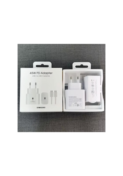 Samsun Ep- Ta4511xwegww 45w Power Adaper + 5a.1.8m Kablo Beyaz -set