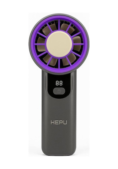 Hepu Hp-f18 Sessiz Çalışan Usb Şarjlı El Tipi Üfleme + Mini Fan