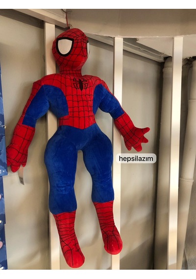 Uyku Oyun Arkadaşı Peluş Oyuncak Örümcek Adam 80cm Kırmızı